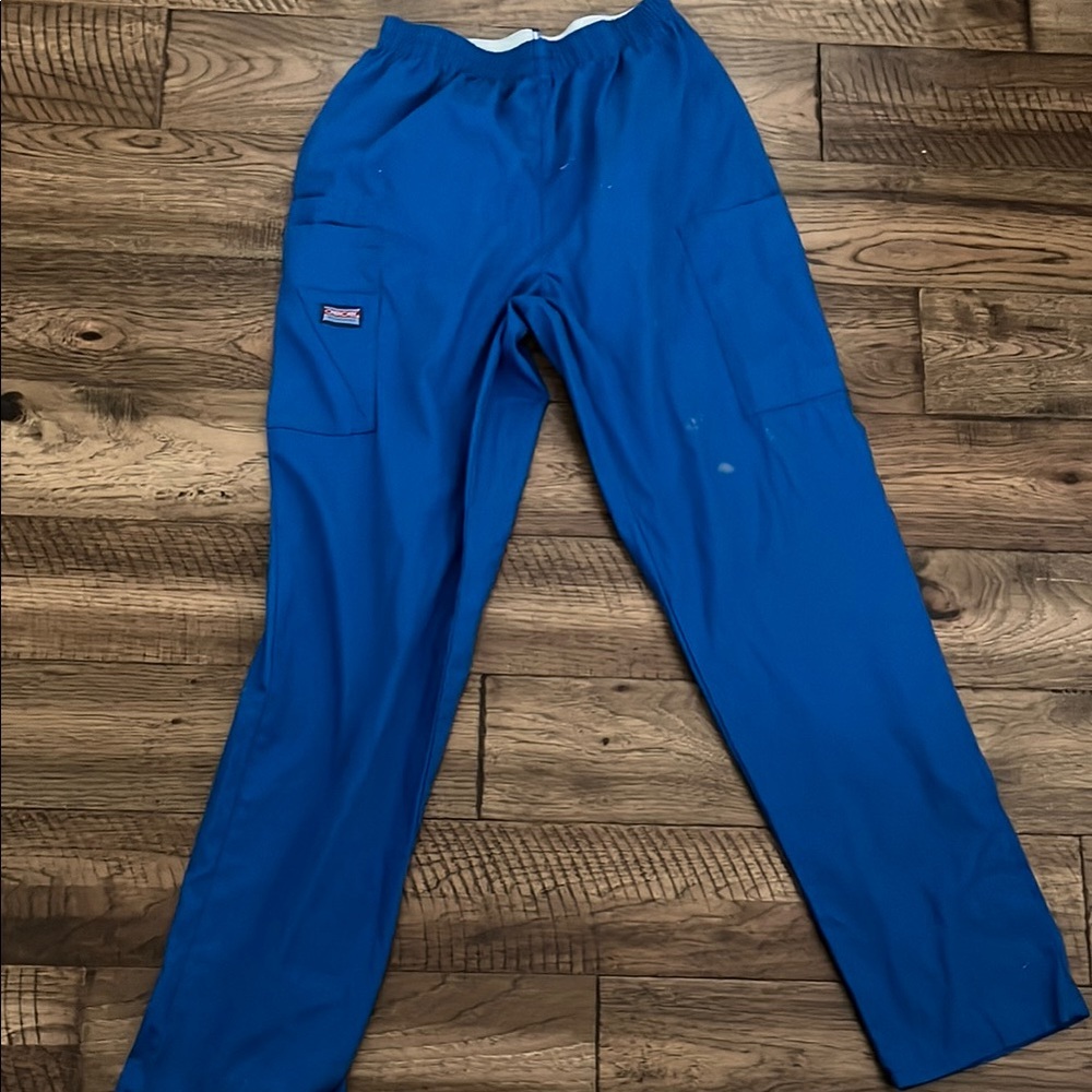 Cherokee Blue Scrubs with Elastic Waistband